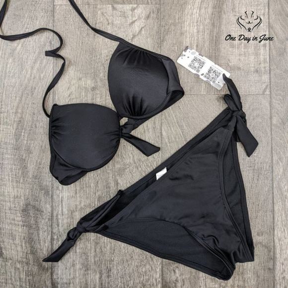 Charmleaks Halter Tie Side Bikini Swimsuit Size S - Picture 2 of 3